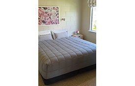 2-bedroom unit king bed